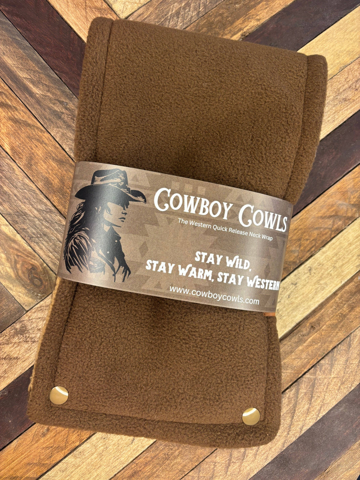 Coffee brown Cowboy Cowl