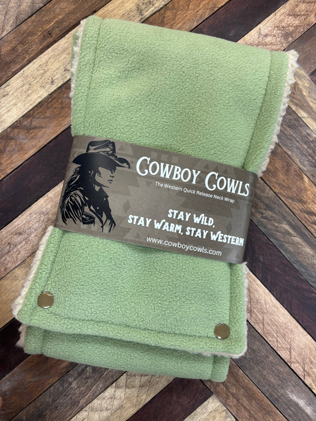 Mint green Cowboy Cowl