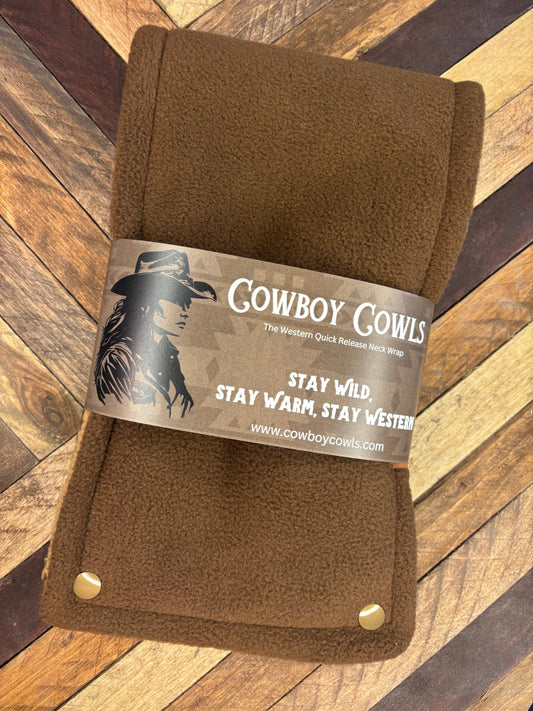 Coffee brown Cowboy Cowl