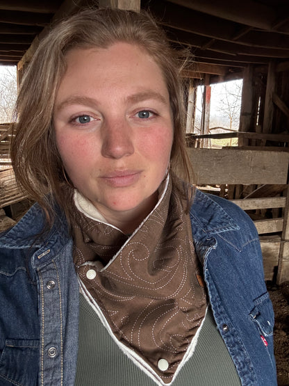 Boot Stitch Cowboy Cowl