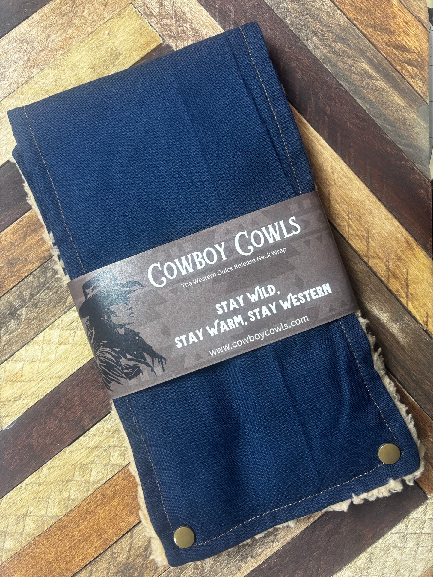 Navy Cowboy Cowl